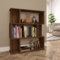 Libreria/Divisorio Rovere Marrone 80x24x96 cm Legno Multistrato Libreria/Divisorio Rovere Marrone 80x24x96 cm Legno Multistrato