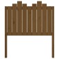 Testiera per Letto Miele 96x4x110 cm Legno Massello di Pino
