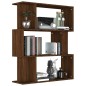 Libreria/Divisorio Rovere Marrone 80x24x96 cm Legno Multistrato Libreria/Divisorio Rovere Marrone 80x24x96 cm Legno Multistrato