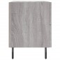 vidaXL Comodini 2 pz Grigio Sonoma 40x35x47,5 cm in Legno Multistrato