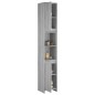 Armadio Bagno Rovere Grigio 30x30x183,5cm Legno Ingegnerizzato Armadio Bagno Rovere Grigio 30x30x183,5cm Legno Ingegnerizzato