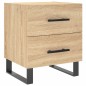 vidaXL Comodino Rovere Sonoma 40x35x47,5 cm in Legno Multistrato