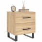 vidaXL Comodino Rovere Sonoma 40x35x47,5 cm in Legno Multistrato