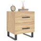vidaXL Comodini 2 pz Rovere Sonoma 40x35x47,5 cm in Legno Multistrato
