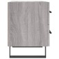 vidaXL Comodino Grigio Sonoma 40x35x47,5 cm in Legno Multistrato