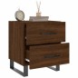 vidaXL Comodini 2 pz Rovere Marrone 40x35x47,5 cm in Legno Multistrato