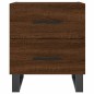 vidaXL Comodini 2 pz Rovere Marrone 40x35x47,5 cm in Legno Multistrato