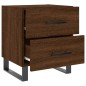 vidaXL Comodini 2 pz Rovere Marrone 40x35x47,5 cm in Legno Multistrato
