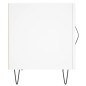 vidaXL Comodini 2 pz Bianchi 40x40x50 cm in Legno Multistrato vidaXL Comodini 2 pz Bianchi 40x40x50 cm in Legno Multistrato