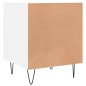 vidaXL Comodini 2 pz Bianchi 40x40x50 cm in Legno Multistrato vidaXL Comodini 2 pz Bianchi 40x40x50 cm in Legno Multistrato