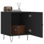 vidaXL Comodini 2 pz Neri 40x40x50 cm in Legno Multistrato vidaXL Comodini 2 pz Neri 40x40x50 cm in Legno Multistrato