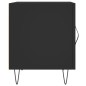 vidaXL Comodini 2 pz Neri 40x40x50 cm in Legno Multistrato vidaXL Comodini 2 pz Neri 40x40x50 cm in Legno Multistrato