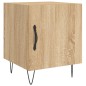 vidaXL Comodino Rovere Sonoma 40x40x50 cm in Legno Multistrato