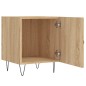 vidaXL Comodino Rovere Sonoma 40x40x50 cm in Legno Multistrato