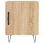 vidaXL Comodino Rovere Sonoma 40x40x50 cm in Legno Multistrato