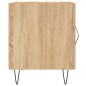 vidaXL Comodino Rovere Sonoma 40x40x50 cm in Legno Multistrato