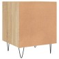 vidaXL Comodino Rovere Sonoma 40x40x50 cm in Legno Multistrato