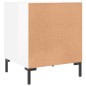 vidaXL Comodini 2 pz Bianco Lucido 40x40x50 cm in Legno Multistrato vidaXL Comodini 2 pz Bianco Lucido 40x40x50 cm in Legno Multistrato