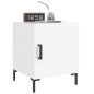 vidaXL Comodini 2 pz Bianco Lucido 40x40x50 cm in Legno Multistrato vidaXL Comodini 2 pz Bianco Lucido 40x40x50 cm in Legno Multistrato