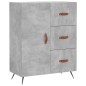 vidaXL Credenza Grigio Cemento 69,5x34x90 cm in Legno Multistrato vidaXL Credenza Grigio Cemento 69,5x34x90 cm in Legno Multistrato