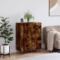 vidaXL Credenza Rovere Fumo 69,5x34x90 cm in Legno Multistrato vidaXL Credenza Rovere Fumo 69,5x34x90 cm in Legno Multistrato
