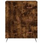 vidaXL Credenza Rovere Fumo 69,5x34x90 cm in Legno Multistrato vidaXL Credenza Rovere Fumo 69,5x34x90 cm in Legno Multistrato