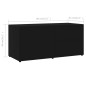 vidaXL Mobile Porta TV Nero 80x34x36 cm in Legno Multistrato vidaXL Mobile Porta TV Nero 80x34x36 cm in Legno Multistrato