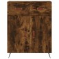 vidaXL Credenza Rovere Fumo 69,5x34x90 cm in Legno Multistrato vidaXL Credenza Rovere Fumo 69,5x34x90 cm in Legno Multistrato