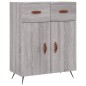 vidaXL Credenza Grigio Sonoma 69,5x34x90 cm in Legno Multistrato vidaXL Credenza Grigio Sonoma 69,5x34x90 cm in Legno Multistrato