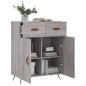 vidaXL Credenza Grigio Sonoma 69,5x34x90 cm in Legno Multistrato vidaXL Credenza Grigio Sonoma 69,5x34x90 cm in Legno Multistrato