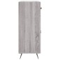 vidaXL Credenza Grigio Sonoma 69,5x34x90 cm in Legno Multistrato vidaXL Credenza Grigio Sonoma 69,5x34x90 cm in Legno Multistrato