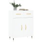 vidaXL Credenza Bianca 69,5x34x90 cm in Legno Multistrato vidaXL Credenza Bianca 69,5x34x90 cm in Legno Multistrato