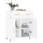 vidaXL Credenza Bianca 69,5x34x90 cm in Legno Multistrato vidaXL Credenza Bianca 69,5x34x90 cm in Legno Multistrato