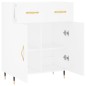 vidaXL Credenza Bianca 69,5x34x90 cm in Legno Multistrato vidaXL Credenza Bianca 69,5x34x90 cm in Legno Multistrato