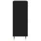 vidaXL Credenza Nera 69,5x34x90 cm in Legno Multistrato vidaXL Credenza Nera 69,5x34x90 cm in Legno Multistrato