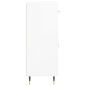 vidaXL Credenza 69,5x34x90 cm in Legno Multistrato Bianco Lucido vidaXL Credenza 69,5x34x90 cm in Legno Multistrato Bianco Lucido