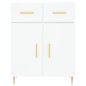 vidaXL Credenza Bianca 69,5x34x90 cm in Legno Multistrato vidaXL Credenza Bianca 69,5x34x90 cm in Legno Multistrato