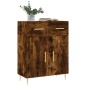 vidaXL Credenza Rovere Fumo 69,5x34x90 cm in Legno Multistrato vidaXL Credenza Rovere Fumo 69,5x34x90 cm in Legno Multistrato