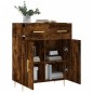 vidaXL Credenza Rovere Fumo 69,5x34x90 cm in Legno Multistrato vidaXL Credenza Rovere Fumo 69,5x34x90 cm in Legno Multistrato