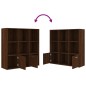 Libreria Rovere Marrone 98x30x98 cm Libreria Rovere Marrone 98x30x98 cm