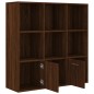 Libreria Rovere Marrone 98x30x98 cm Libreria Rovere Marrone 98x30x98 cm