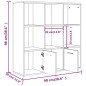 Libreria Rovere Marrone 98x30x98 cm Libreria Rovere Marrone 98x30x98 cm