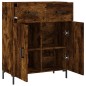 vidaXL Credenza Rovere Fumo 69,5x34x90 cm in Legno Multistrato vidaXL Credenza Rovere Fumo 69,5x34x90 cm in Legno Multistrato