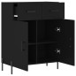 vidaXL Credenza Nera 69,5x34x90 cm in Legno Multistrato vidaXL Credenza Nera 69,5x34x90 cm in Legno Multistrato