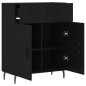 vidaXL Credenza Nera 69,5x34x90 cm in Legno Multistrato
