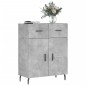 vidaXL Credenza Grigio Cemento 69,5x34x90 cm in Legno Multistrato vidaXL Credenza Grigio Cemento 69,5x34x90 cm in Legno Multistrato