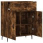 vidaXL Credenza Rovere Fumo 69,5x34x90 cm in Legno Multistrato vidaXL Credenza Rovere Fumo 69,5x34x90 cm in Legno Multistrato