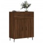 vidaXL Credenza Rovere Marrone 69,5x34x90 cm in Legno Multistrato vidaXL Credenza Rovere Marrone 69,5x34x90 cm in Legno Multistrato