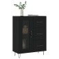 vidaXL Credenza Nera 69,5x34x90 cm in Legno Multistrato vidaXL Credenza Nera 69,5x34x90 cm in Legno Multistrato