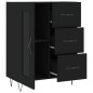 vidaXL Credenza Nera 69,5x34x90 cm in Legno Multistrato vidaXL Credenza Nera 69,5x34x90 cm in Legno Multistrato